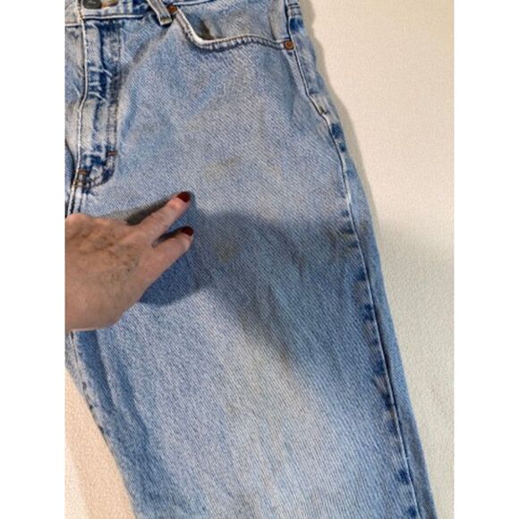 Calvin Klein Jeans Sz 14 Double Stone Wash Vintage 90's Y2K Tapered Leg USA Made - Picture 9 of 16